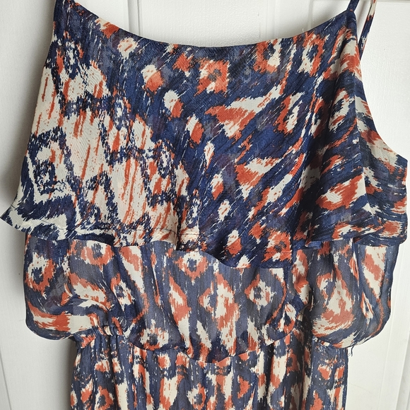 CATO WOMEN Flowing Multicolor Sun Dress Size 14 - Picture 3 of 11